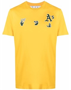 Футболка Oakland Athletics из коллаборации с MBL Off-white