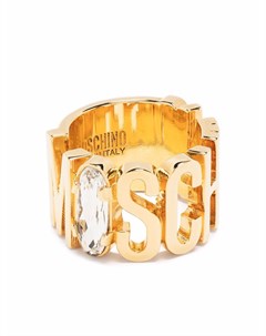 Браслет с логотипом и кристаллами Moschino