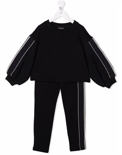 Спортивный костюм с контрастной отделкой Emporio armani kids