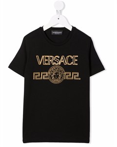 Футболка с логотипом Versace kids