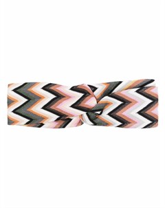 Повязка на голову с узором зигзаг Missoni