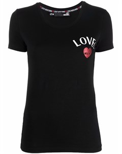 Футболка с логотипом Love moschino