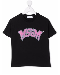 Футболка с логотипом Msgm kids