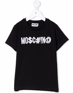 Футболка с логотипом Moschino kids