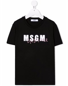 Футболка с логотипом Dreamer Msgm kids