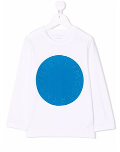 Футболка с логотипом Stella mccartney kids