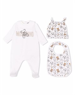 Комбинезон с принтом Teddy Bear Moschino kids