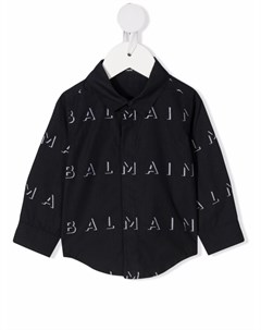 Рубашка с логотипом Balmain kids