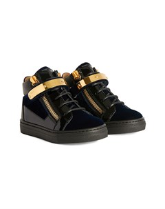 Высокие кеды Kriss 1 2 с бархатными вставками Giuseppe junior