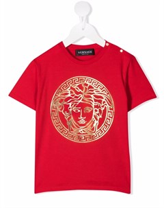 Футболка с логотипом Versace kids