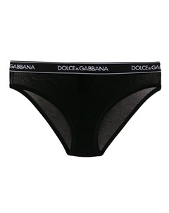 Трусы брифы с логотипом на поясе Dolce&gabbana