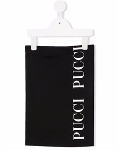 Юбка мини с логотипом Emilio pucci junior