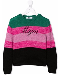 Джемпер с логотипом Msgm kids