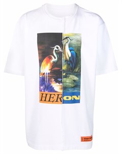 Футболка с принтом Heron preston