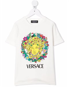 Футболка с принтом Medusa Versace kids