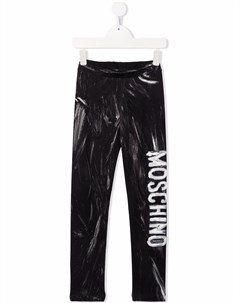 Легинсы с логотипом Moschino kids