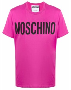 Футболка с логотипом Moschino