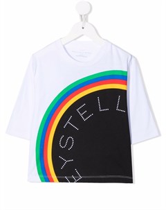 Футболка с логотипом Stella mccartney kids