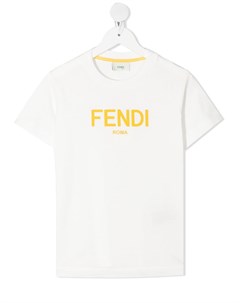 Футболка с логотипом Fendi kids