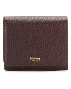 Кошелек зернистой выделки с логотипом бренда Mulberry