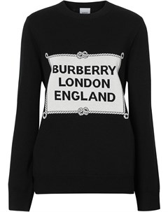 Джемпер вязки интарсия Burberry