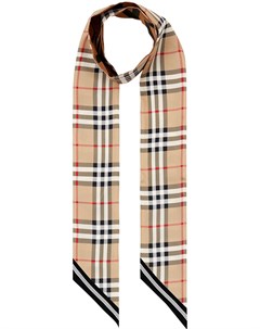 Узкий платок в клетку Vintage Check Burberry