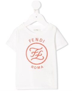 Футболка с логотипом Fendi kids