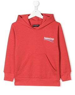 Толстовка с капюшоном и логотипом Balenciaga kids