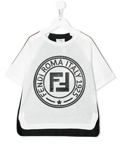 Футболка с логотипом Fendi kids