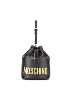 Сумка ведро с логотипом Moschino