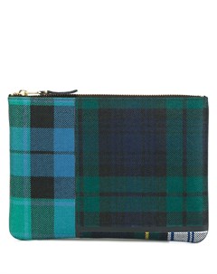 Клатч в клетку Comme des garçons wallet