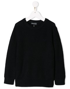 Джемпер с круглым вырезом Emporio armani kids