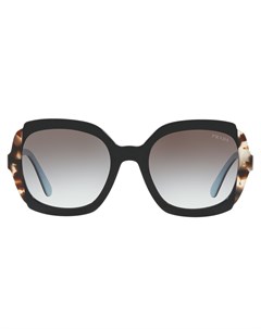 Солнцезащитные очки в массивной оправе Prada eyewear