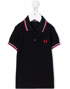 Рубашка поло с отделкой в полоску Fred perry kids