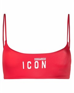 Лиф бикини с принтом Icon Dsquared2