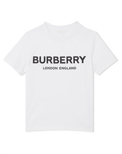 Футболка с логотипом Burberry kids