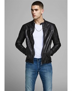 Куртка кожаная Jack & jones