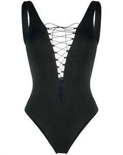 Слитный купальник на шнуровке Noire swimwear