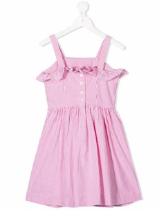 Полосатое платье с оборками Ralph lauren kids