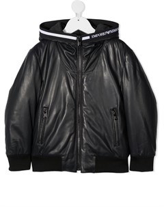 Пуховик на молнии Emporio armani kids