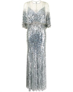 Вечернее платье с кристаллами Jenny packham