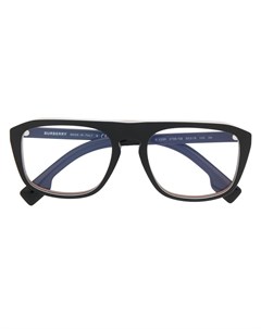 Очки авиаторы в полосатой оправе Burberry eyewear