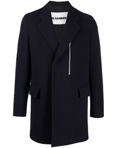 Однобортное пальто Jil sander