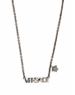 Колье с подвеской логотипом Versace