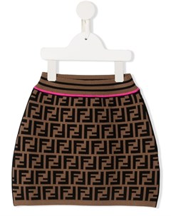 Юбка с логотипом FF Fendi kids