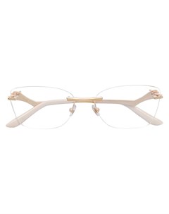 Очки в квадратной оправе Cartier eyewear