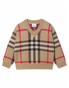 Джемпер в клетку Vintage Check Burberry kids