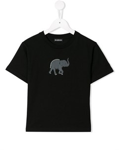 Футболка с изображением слона Balenciaga kids