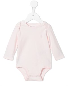 Боди с длинными рукавами и вышитым логотипом Ralph lauren kids