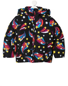 Пуховик с принтом Stella mccartney kids